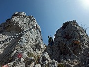 Cima e Passo del Fò dalla Cresta di Giumenta EEA il 6 aprile 2014 - FOTOGALLERY